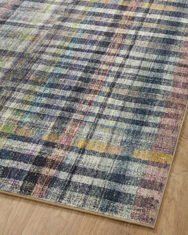 Chris Loves Julia x Loloi Humphrey Rugs - Plum / Multi-Blue Hand Home