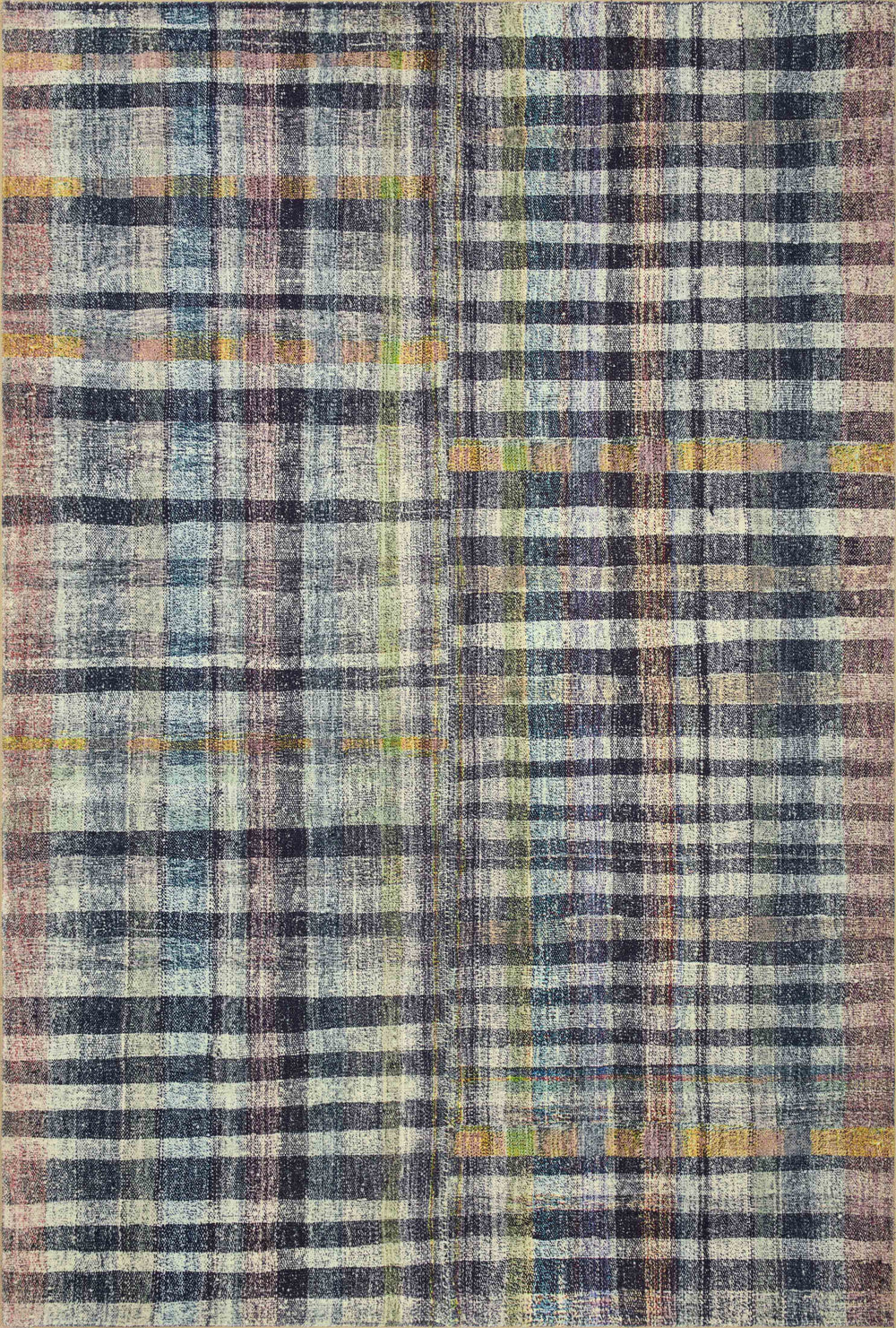 Chris Loves Julia x Loloi Humphrey Rugs - Plum / Multi-Blue Hand Home