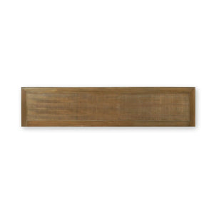 Bramble Hamilton 4 Door Buffet In Straw Wash W/ Architectural White Interior-Bramble-Blue Hand Home