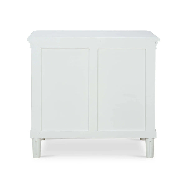 Bramble Hayward 3 Drawer Dresser Small in Architectural White-Bramble-Blue Hand Home