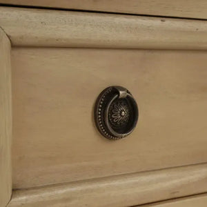 Bramble Hayward 3 Drawer Dresser Small In Fruitwood-Bramble-Blue Hand Home