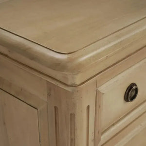 Bramble Hayward 3 Drawer Dresser Small In Fruitwood-Bramble-Blue Hand Home