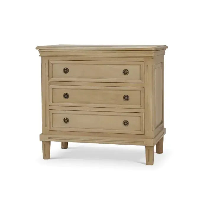 Bramble Hayward 3 Drawer Dresser Small In Fruitwood-Bramble-Blue Hand Home