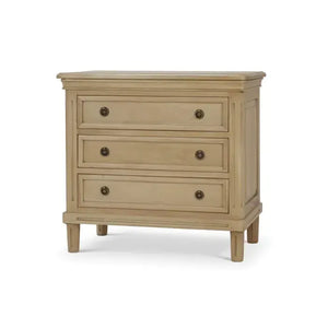Bramble Hayward 3 Drawer Dresser Small In Fruitwood-Bramble-Blue Hand Home