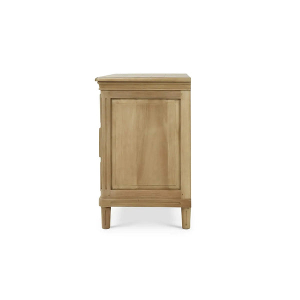 Bramble Hayward 3 Drawer Dresser In Fruitwood-Bramble-Blue Hand Home