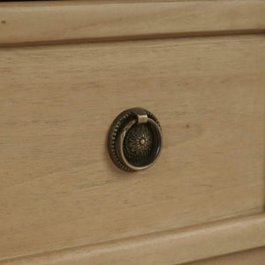 Bramble Hayward 3 Drawer Dresser In Fruitwood-Bramble-Blue Hand Home