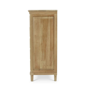 Bramble Hayward 6 Drawer Tall Boy In Fruitwood-Bramble-Blue Hand Home