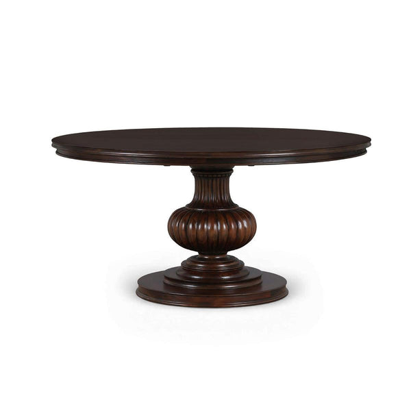 Hayward 60'' Round Dining Table with Solid Hardwood Construction-Blue Hand Home