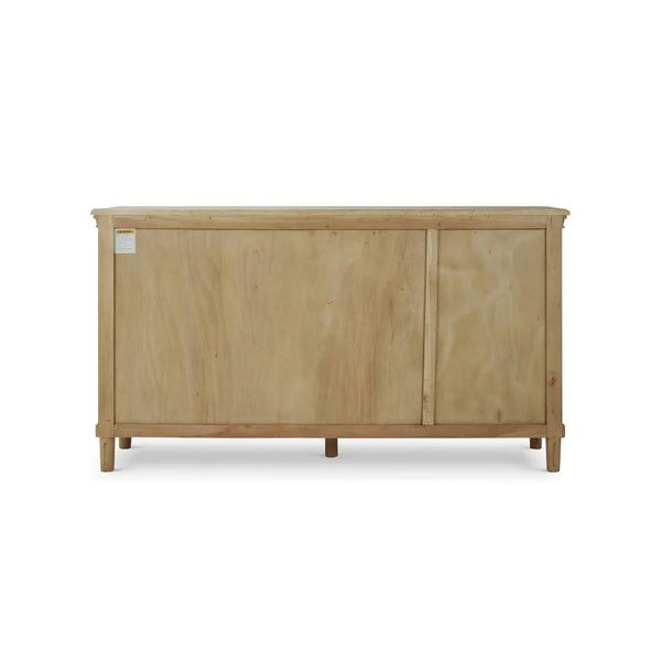 Bramble Hayward 7 Drawer Dresser In Fruitwood-Bramble-Blue Hand Home