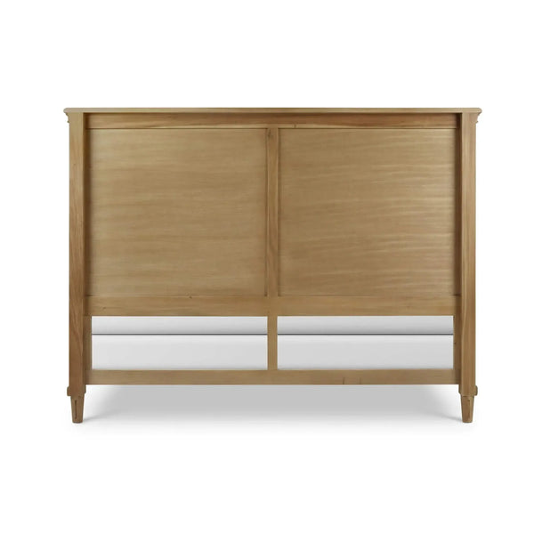 Bramble Hayward Bed King In Fruitwood-Bramble-Blue Hand Home