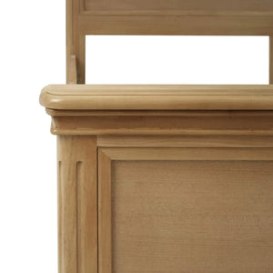 Bramble Hayward Bed King In Fruitwood-Bramble-Blue Hand Home