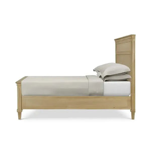 Bramble Hayward Bed Queen In Fruitwood-Bramble-Blue Hand Home
