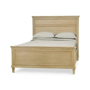 Bramble Hayward Bed Queen In Fruitwood-Bramble-Blue Hand Home