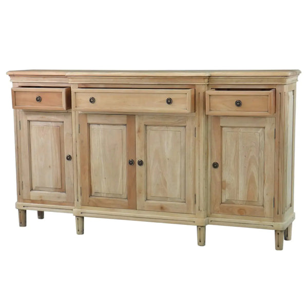 Bramble Hayward Buffet In Fruitwood-Bramble-Blue Hand Home