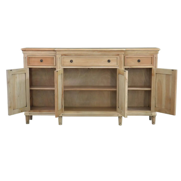 Bramble Hayward Buffet In Fruitwood-Bramble-Blue Hand Home