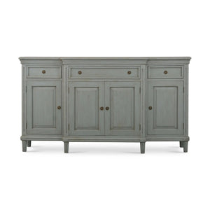 Bramble Hayward Buffet In Grey Charleston-Bramble-Blue Hand Home