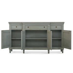 Bramble Hayward Buffet In Grey Charleston-Bramble-Blue Hand Home