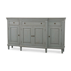Bramble Hayward Buffet In Grey Charleston-Bramble-Blue Hand Home