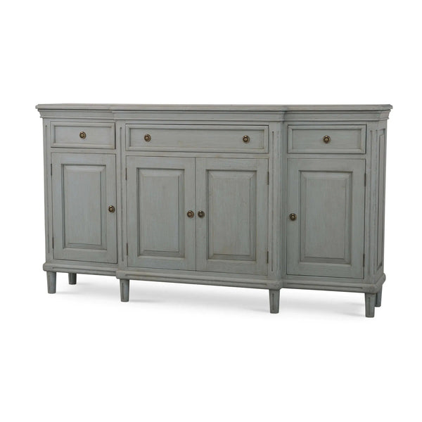 Bramble Hayward Buffet In Grey Charleston-Bramble-Blue Hand Home