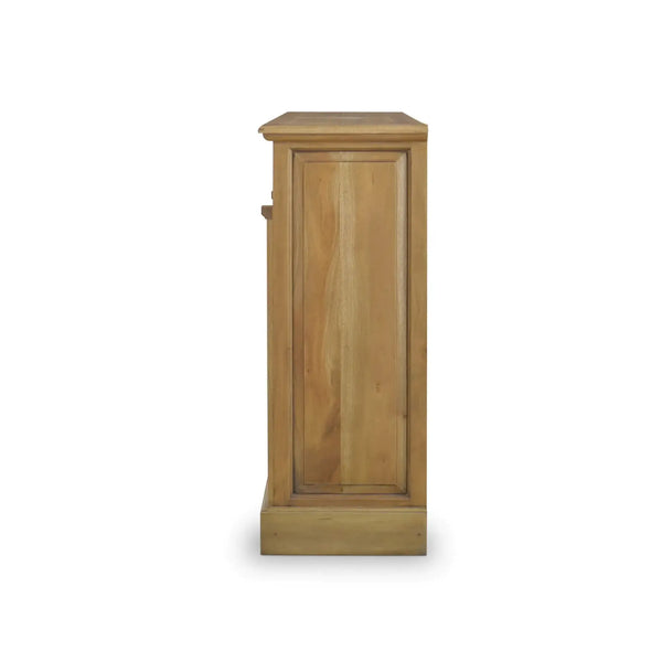 Bramble Hudson 3 Door Sideboard In Antique French Oak-Bramble-Blue Hand Home