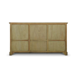 Bramble Hudson 3 Door Sideboard In Antique French Oak-Bramble-Blue Hand Home