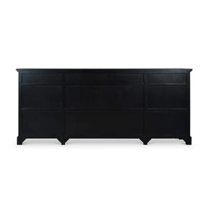 Bramble Hudson 4 Door Sideboard In Batavia Black-Bramble-Blue Hand Home