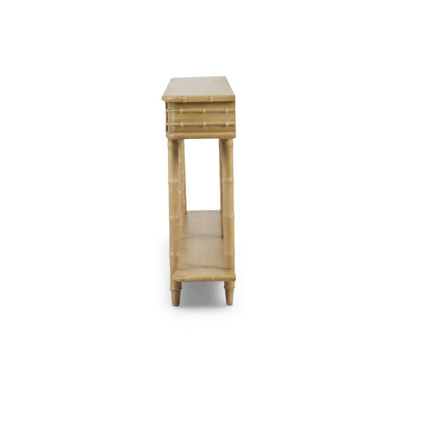 Bramble Hurlingham Long Console in Fruitwood-Bramble-Blue Hand Home