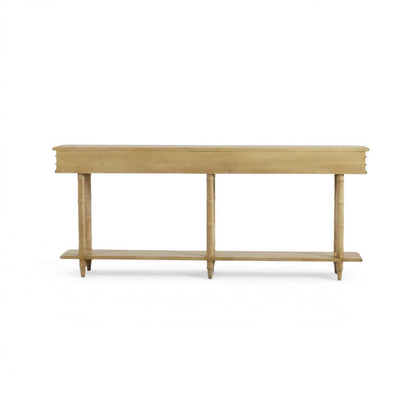 Bramble Hurlingham Long Console in Fruitwood-Bramble-Blue Hand Home