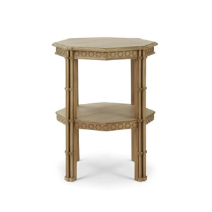 Bramble Hurlingham Side Table In Fruitwood-Bramble-Blue Hand Home