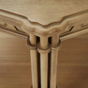 Bramble Hurlingham Side Table In Fruitwood-Bramble-Blue Hand Home