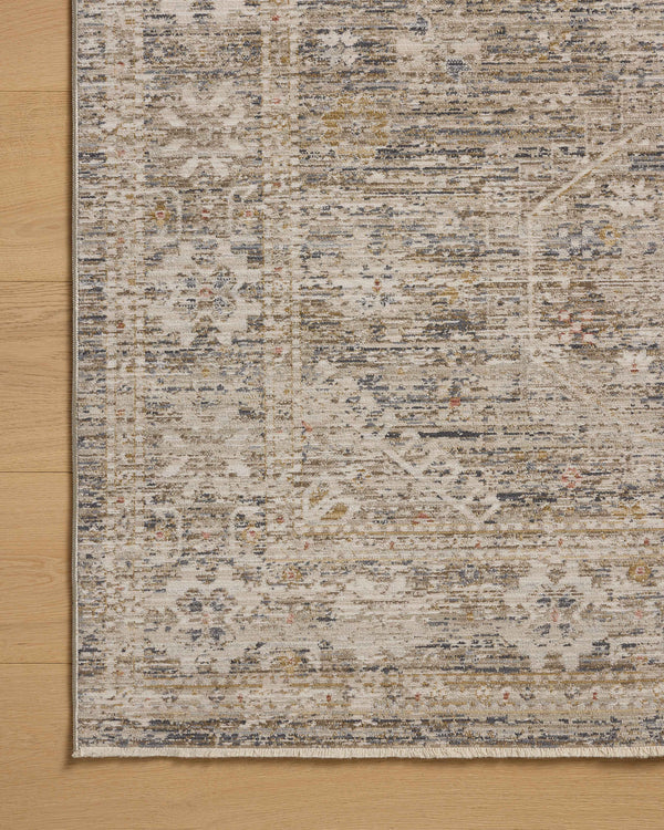 Chris Loves Julia x Loloi Ida Rugs - Taupe / Multi-Blue Hand Home