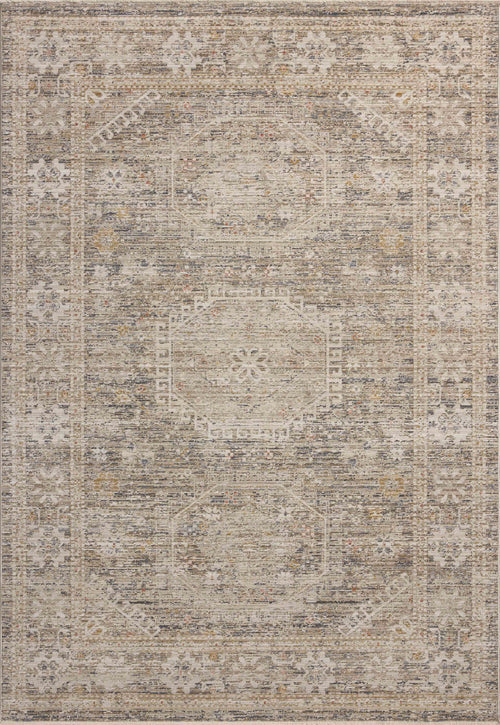 Chris Loves Julia x Loloi Ida Rugs - Taupe / Multi-Blue Hand Home