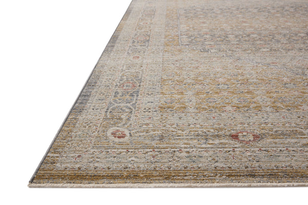 Chris Loves Julia x Loloi Ida Rugs - Stone / Gold-Blue Hand Home