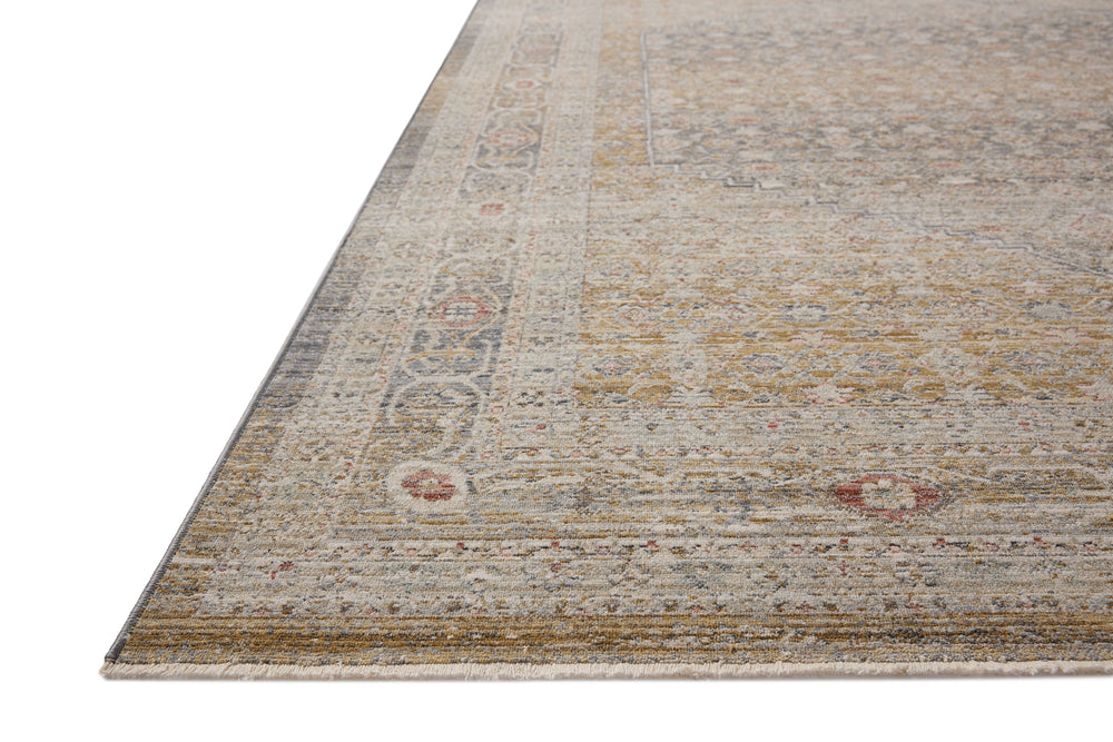 Chris Loves Julia x Loloi Ida Rugs - Stone / Gold-Blue Hand Home