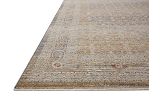 Chris Loves Julia x Loloi Ida Rugs - Stone / Gold-Blue Hand Home