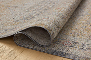 Chris Loves Julia x Loloi Ida Rugs - Stone / Gold-Blue Hand Home