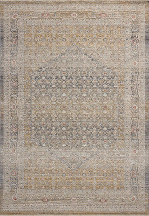 Chris Loves Julia x Loloi Ida Rugs - Stone / Gold-Blue Hand Home