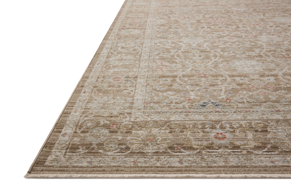 Chris Loves Julia x Loloi Ida Rugs - Bark / Multi-Blue Hand Home