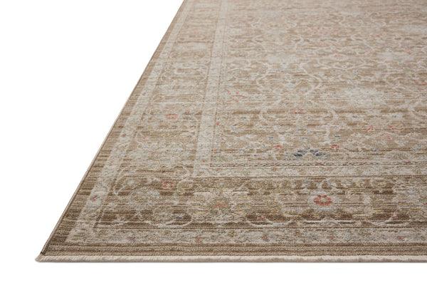Chris Loves Julia x Loloi Ida Rugs - Bark / Multi-Blue Hand Home