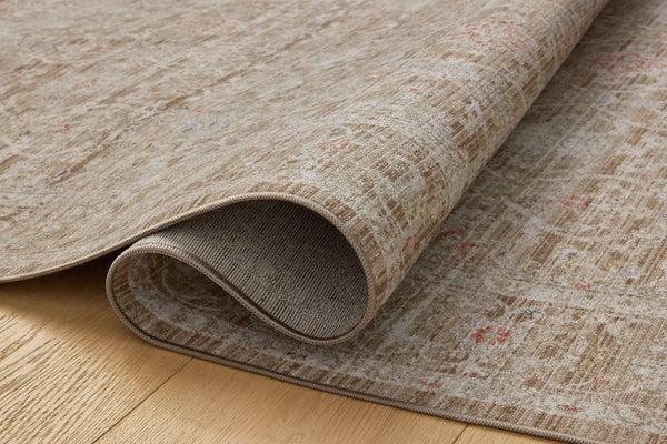 Chris Loves Julia x Loloi Ida Rugs - Bark / Multi-Blue Hand Home