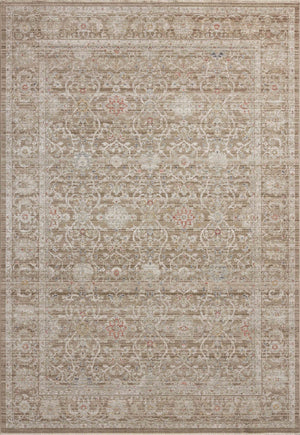 Chris Loves Julia x Loloi Ida Rugs - Bark / Multi-Blue Hand Home
