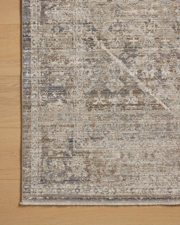 Chris Loves Julia x Loloi Ida Rugs - Slate / Natural-Blue Hand Home