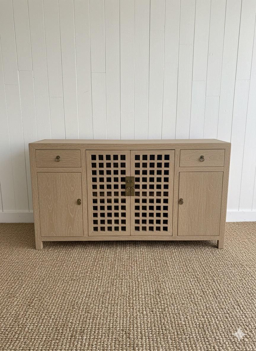 Sunset Cabinet-Blue Hand Home