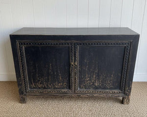 Cam Cabinet-2Dr-Blck Dist-Blue Hand Home