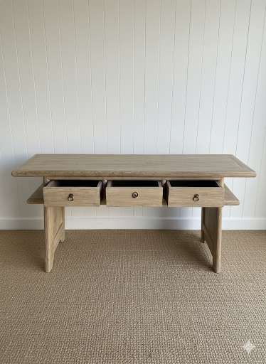 Cali Console-3Dr-Nat-Blue Hand Home