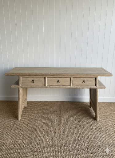 Cali Console-3Dr-Nat-Blue Hand Home