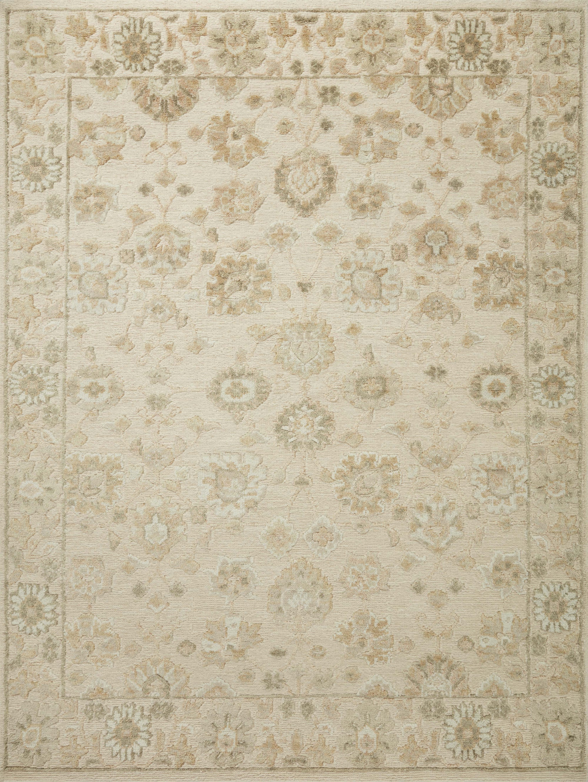 Loloi Ingrid Rug Collection - Natural / Sage - Magnolia Home by Joanna Gaines-Blue Hand Home