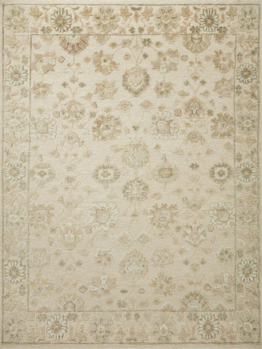 Loloi Ingrid Rug Collection - Natural / Sage - Magnolia Home by Joanna Gaines-Blue Hand Home