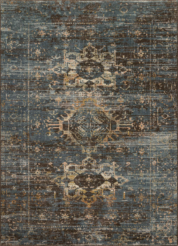 Magnolia Home by Joanna Gaines x Loloi James Rug Midnight / Sunset-Blue Hand Home
