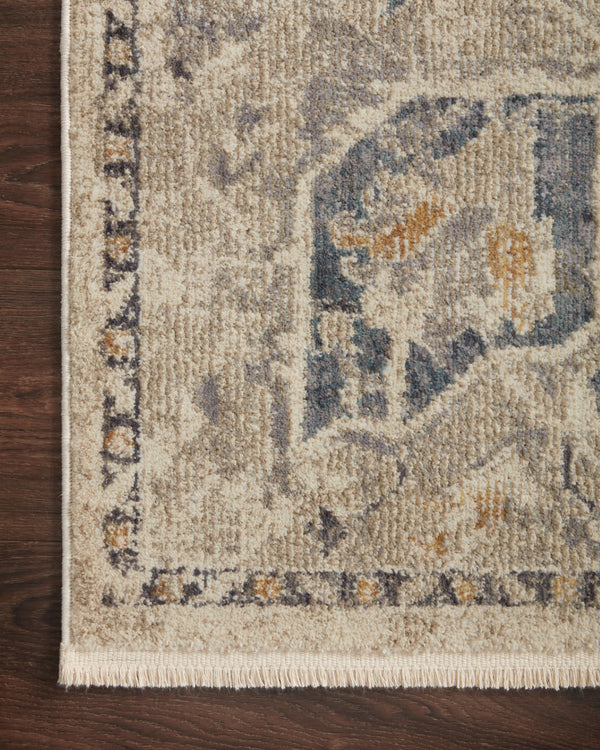 Magnolia Home by Joanna Gaines x Loloi Janey Rug - Natural / Indigo-Blue Hand Home